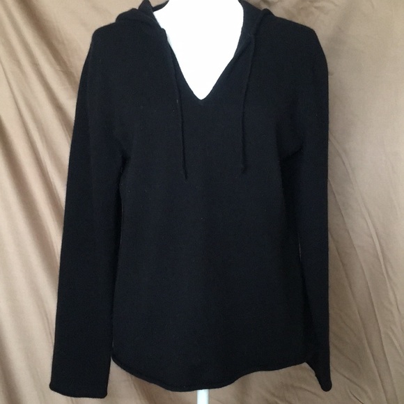 Banana Republic Sweaters - Banana Republic Wool Blend  V-neck Hooded Sweater